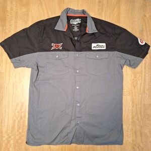 Fast & Furious 2XL Supercharged Shirt MensGray Black Toretto Street Racing Y2K
